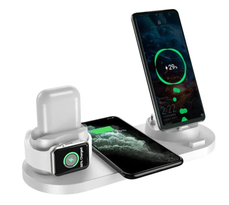 6-in-1 Wireless Fast Charging Dock - True-Tech