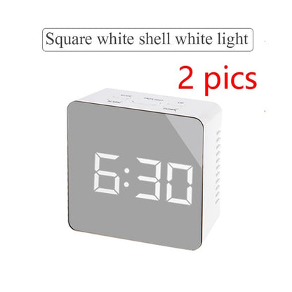 Modern Digital LED Mirror Clock