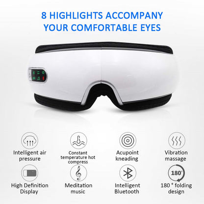 Smart Eye Massager with Heat Therapy