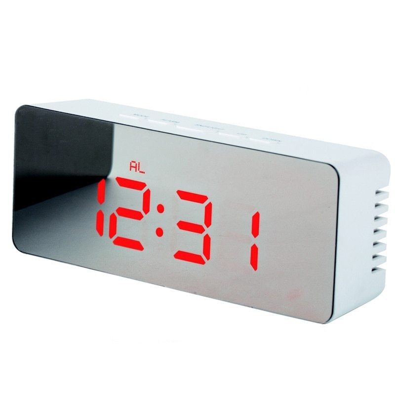 Modern Digital LED Mirror Clock