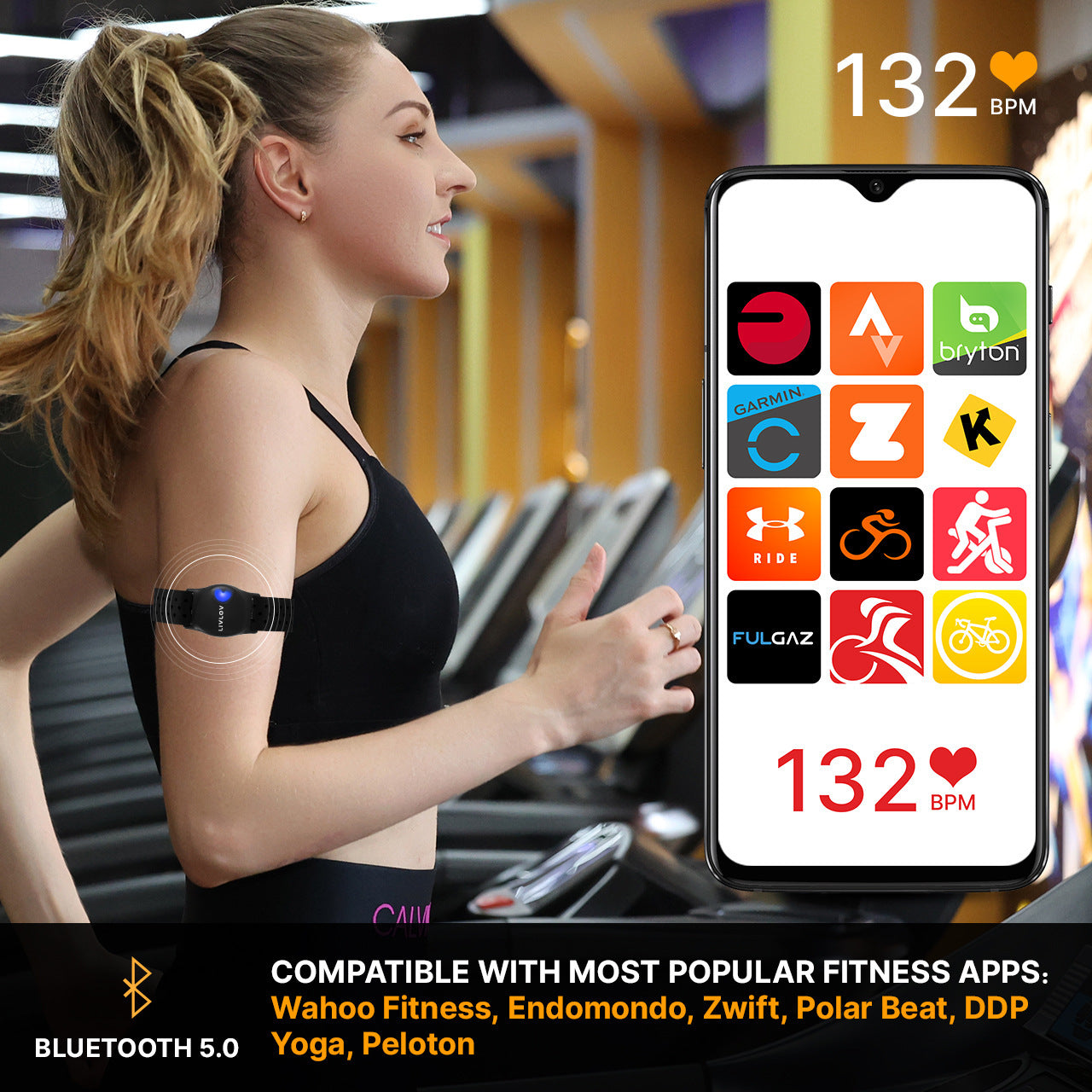 Marathon Running Fitness Heart Rate Monitor