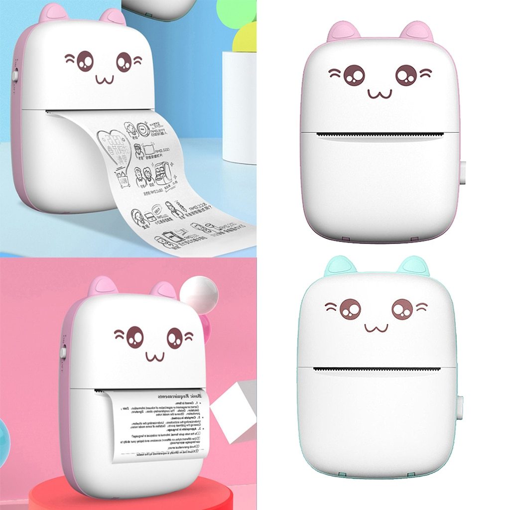 Portable Mini Bluetooth WiFi Printer