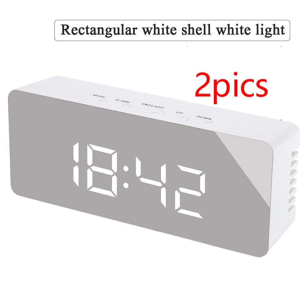 Modern Digital LED Mirror Clock