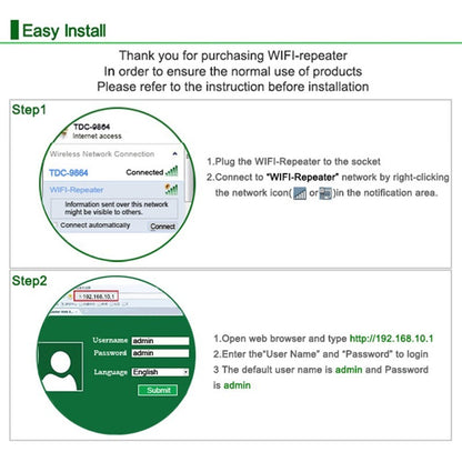 Powerful WiFi Repeater Signal Amplifier
