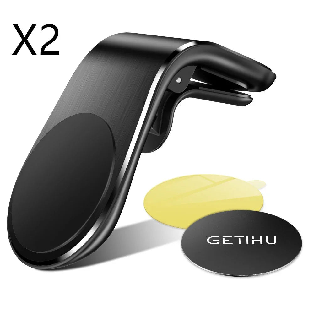 Magnetic Air-Vent Car Phone Mount – Secure, One-Hand Operation