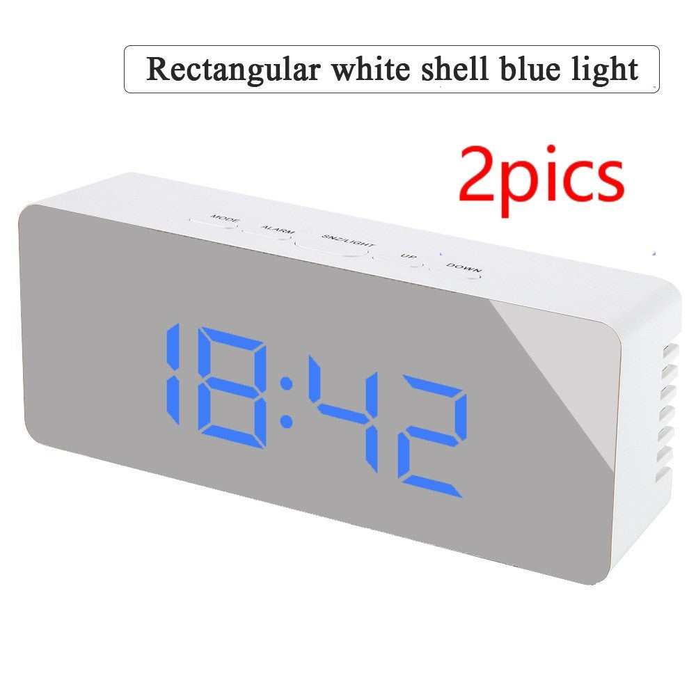 Modern Digital LED Mirror Clock