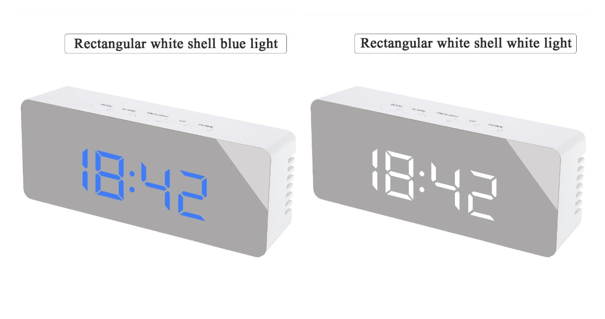 Modern Digital LED Mirror Clock