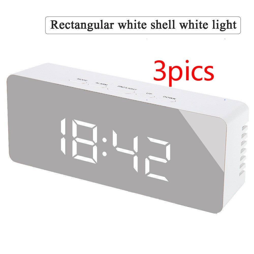 Modern Digital LED Mirror Clock