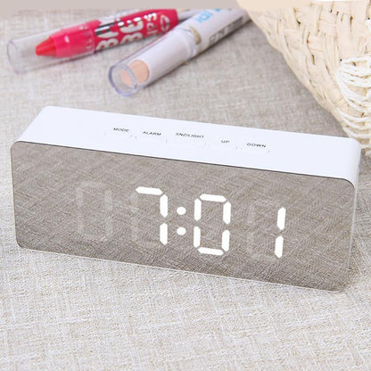 Modern Digital LED Mirror Clock