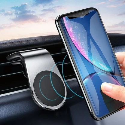 Magnetic Air-Vent Car Phone Mount – Secure, One-Hand Operation