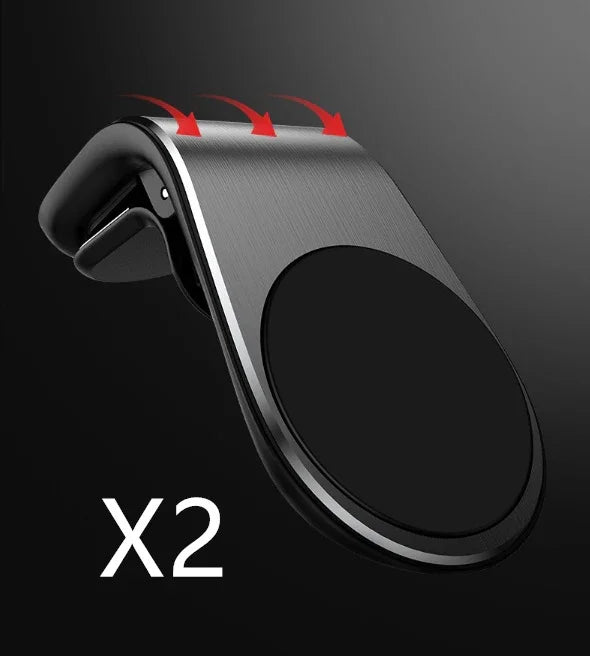 Magnetic Air-Vent Car Phone Mount – Secure, One-Hand Operation