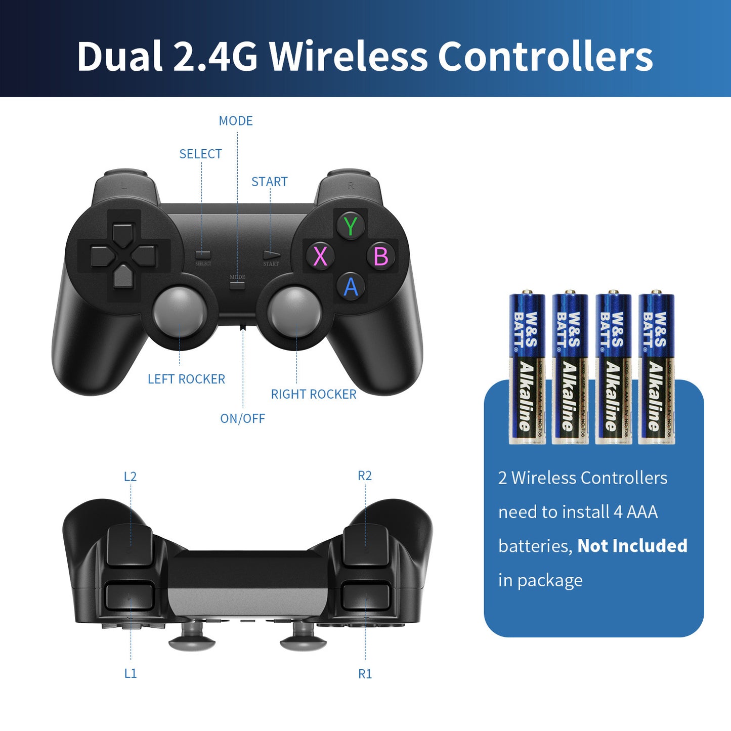 HD 4K Wireless Home TV Game Console