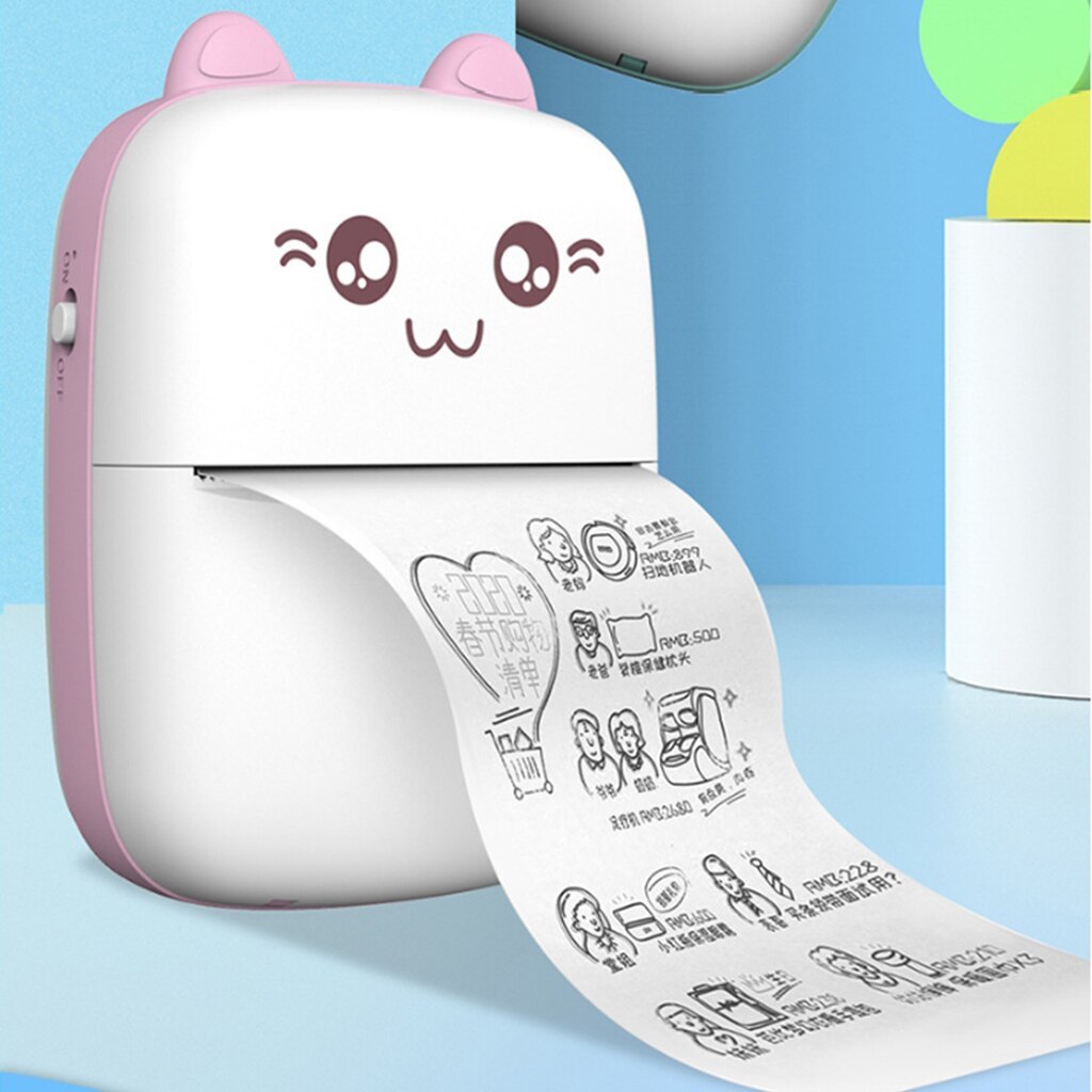 Portable Mini Bluetooth WiFi Printer