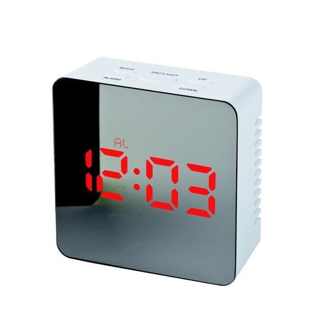 Modern Digital LED Mirror Clock