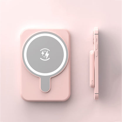 Mini Magnetic Wireless Power Bank 5000mAh