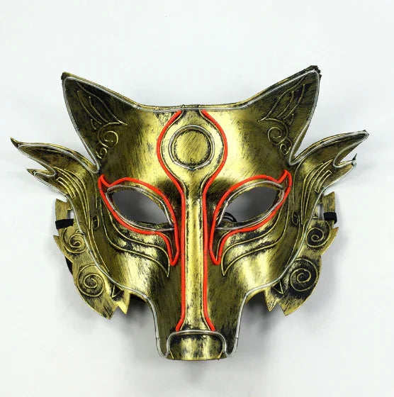 LED Neon Glow Mask – Multi-Color EL Light Party & Halloween Accessory